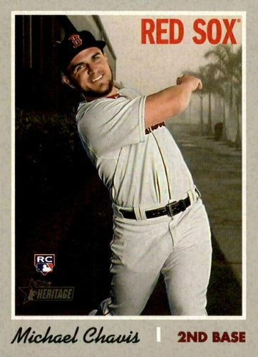 #501 Michael Chavis - Boston Red Sox - 2019 Topps Heritage Baseball