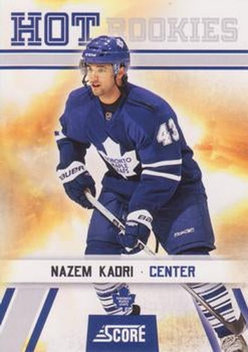 #501 Nazem Kadri - Toronto Maple Leafs - 2010-11 Score Hockey