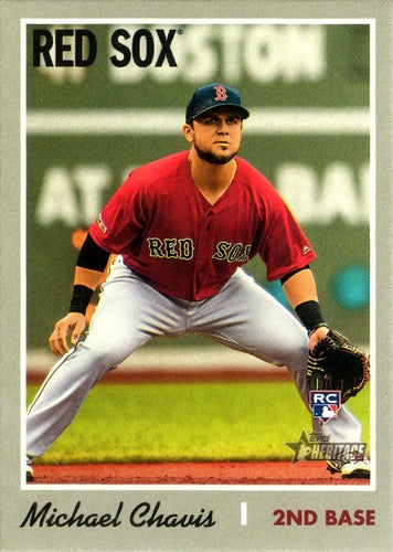 #501b Michael Chavis - Boston Red Sox - 2019 Topps Heritage Baseball