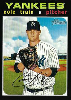 #501d Gerrit Cole - New York Yankees - 2020 Topps Heritage Baseball