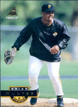 #502 Brian Hunter - Pittsburgh Pirates - 1994 Pinnacle Baseball