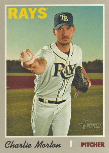 #502 Charlie Morton - Tampa Bay Rays - 2019 Topps Heritage Baseball