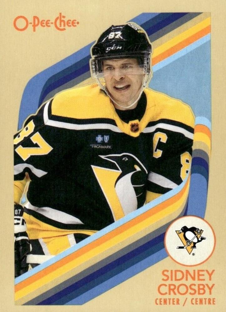 #502 Sidney Crosby - Pittsburgh Penguins - 2023-24 O-Pee-Chee - Retro Hockey