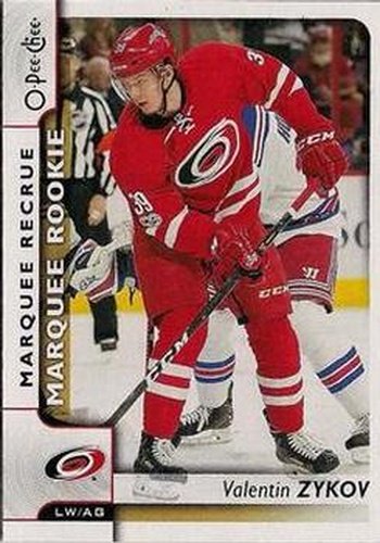 #502 Valentin Zykov - Carolina Hurricanes - 2017-18 O-Pee-Chee Hockey