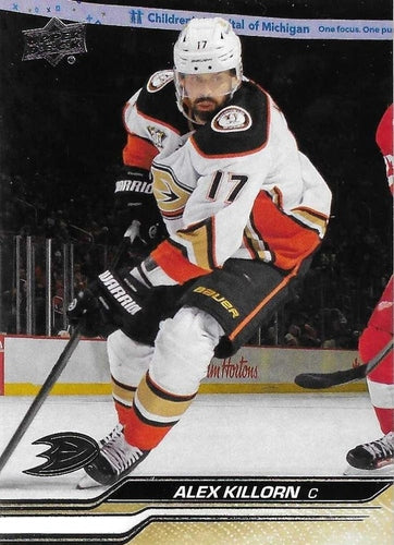 #502 Alex Killorn - Anaheim Ducks - 2023-24 Upper Deck Hockey