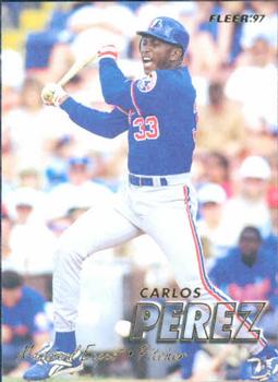 #502 Carlos Perez - Montreal Expos - 1997 Fleer Baseball
