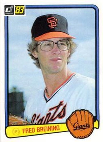 #503 Fred Breining - San Francisco Giants - 1983 Donruss Baseball