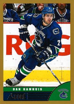 #503 Dan Hamhuis - Vancouver Canucks - 2013-14 Score - Gold Hockey