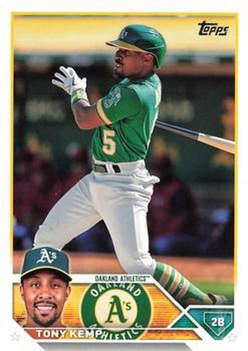 #503 Tony Kemp - Oakland Athletics - 2023 Topps Baseball