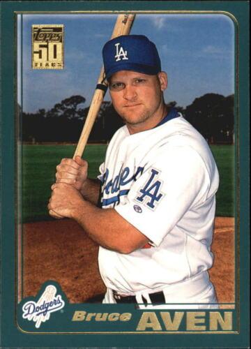 #504 Bruce Aven - Los Angeles Dodgers - 2001 Topps Baseball