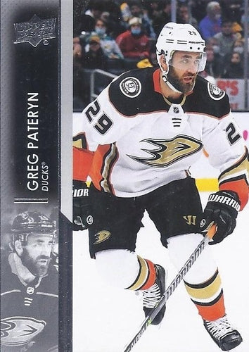 #504 Greg Pateryn - Anaheim Ducks - 2021-22 Upper Deck Hockey