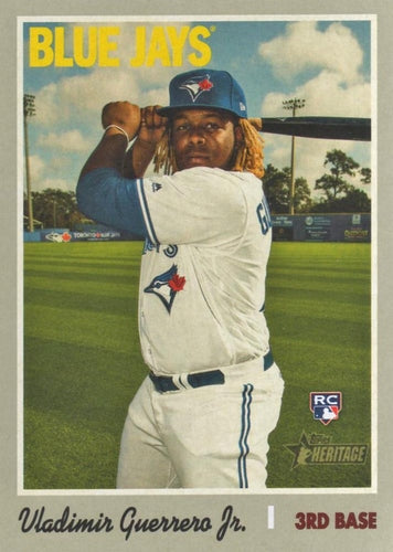#504 Vladimir Guerrero Jr. - Toronto Blue Jays - 2019 Topps Heritage Baseball