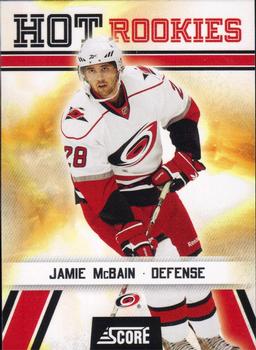 #504 Jamie McBain - Carolina Hurricanes - 2010-11 Score Hockey