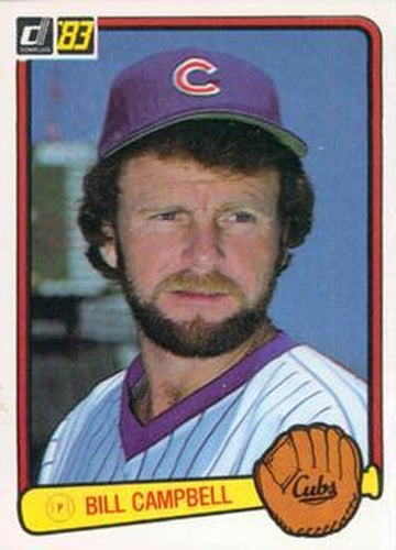 #504 Bill Campbell - Chicago Cubs - 1983 Donruss Baseball