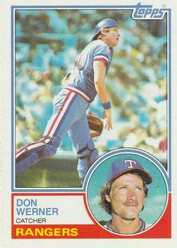 #504 Don Werner - Texas Rangers - 1983 Topps Baseball