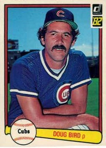 #504 Doug Bird - Chicago Cubs - 1982 Donruss Baseball