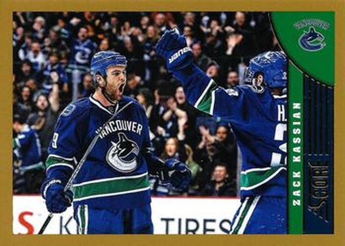 #504 Zack Kassian - Vancouver Canucks - 2013-14 Score - Gold Hockey