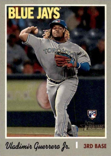 #504b Vladimir Guerrero Jr. - Toronto Blue Jays - 2019 Topps Heritage Baseball