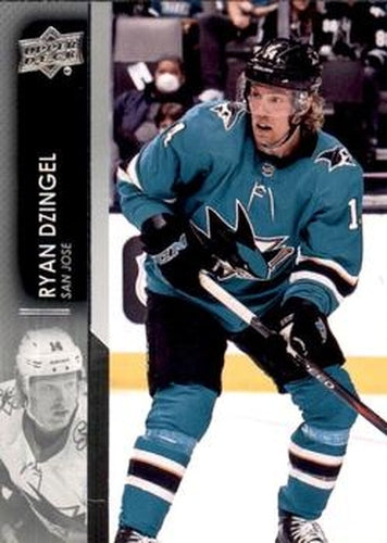 #505 Ryan Dzingel - San Jose Sharks - 2021-22 Upper Deck Hockey
