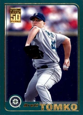 #505 Brett Tomko - Seattle Mariners - 2001 Topps Baseball