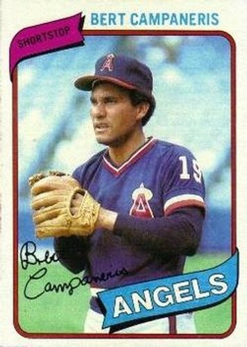 #505 Bert Campaneris - California Angels - 1980 Topps Baseball