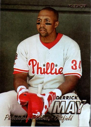 #505 Derrick May - Philadelphia Phillies - 1997 Fleer Baseball