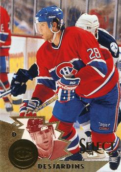 #113 Eric Desjardins - Montreal Canadiens - 1994-95 Select Hockey