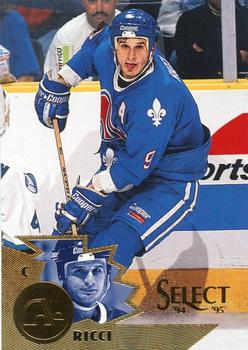 #114 Mike Ricci - Quebec Nordiques - 1994-95 Select Hockey