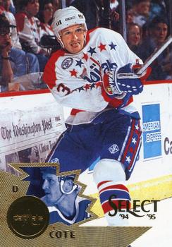 #128 Sylvain Cote - Washington Capitals - 1994-95 Select Hockey
