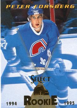 #175 Peter Forsberg - Quebec Nordiques - 1994-95 Select Hockey