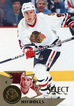 #17 Bernie Nicholls - Chicago Blackhawks - 1994-95 Select Hockey