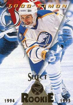 #195 Todd Simon - Buffalo Sabres - 1994-95 Select Hockey