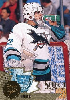 #37 Arturs Irbe - San Jose Sharks - 1994-95 Select Hockey