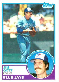 #506 Jim Gott - Toronto Blue Jays - 1983 Topps Baseball