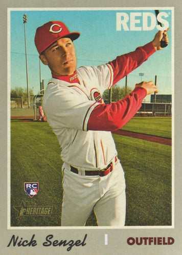 #507 Nick Senzel - Cincinnati Reds - 2019 Topps Heritage Baseball