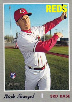 #507d Nick Senzel - Cincinnati Reds - 2019 Topps Heritage Baseball