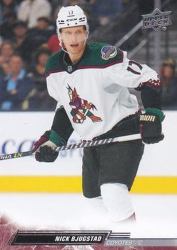 #508 Nick Bjugstad - Arizona Coyotes - 2022-23 Upper Deck Hockey