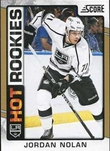 #508 Jordan Nolan - Los Angeles Kings - 2012-13 Score - Gold Rush Hockey