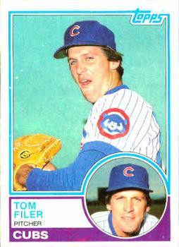 #508 Tom Filer - Chicago Cubs - 1983 Topps Baseball