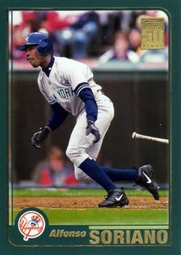 #508 Alfonso Soriano - New York Yankees - 2001 Topps Baseball