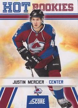 #508 Justin Mercier - Colorado Avalanche - 2010-11 Score Hockey