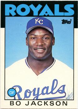 #50T Bo Jackson - Kansas City Royals - 1986 Topps Traded Baseball