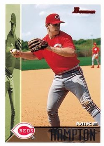 #50 Mike Hampton - Cincinnati Reds - 1995 Bowman Baseball