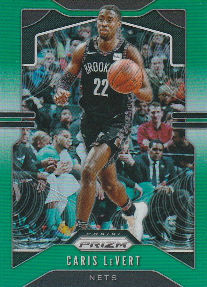 #50 Caris LeVert - Brooklyn Nets - 2019-20 Panini Prizm - Prizms Green Basketball