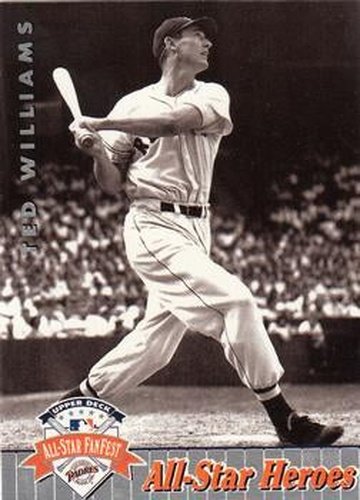 #50 Ted Williams - Boston Red Sox - 1992 Upper Deck All-Star FanFest Baseball