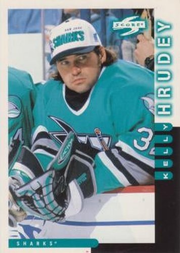 #50 Kelly Hrudey - San Jose Sharks - 1997-98 Score Hockey
