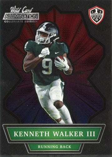 #ANBC-50 Kenneth Walker III - Michigan State Spartans - 2021 Wild Card Alumination NIL Football