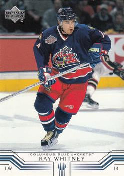 #50 Ray Whitney - Columbus Blue Jackets - 2001-02 Upper Deck Hockey