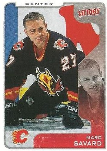 #50 Marc Savard - Calgary Flames - 2001-02 Upper Deck Victory Hockey