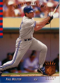#50 Paul Molitor - Toronto Blue Jays - 1993 SP Baseball